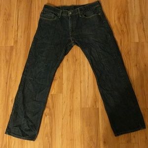 Men's Dark Wash Levis 514 34x30